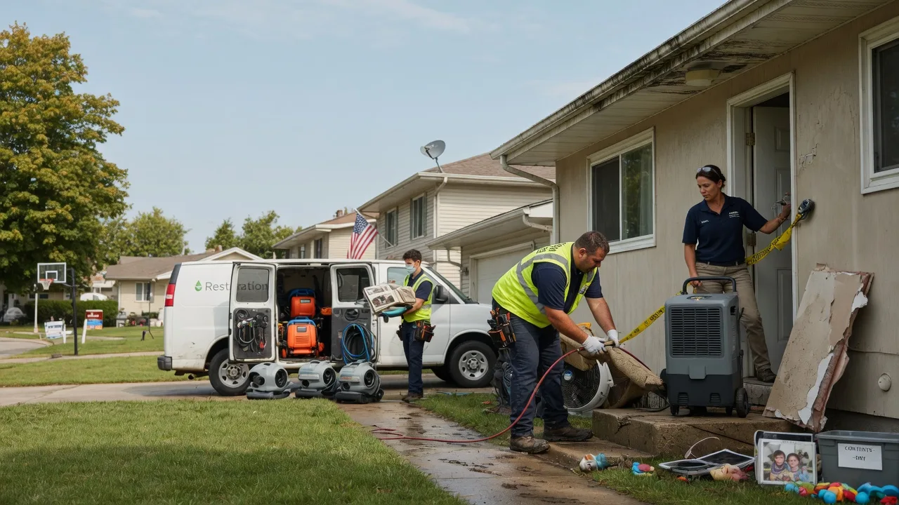 Water Damage Restoration in Pipersville, PA near me